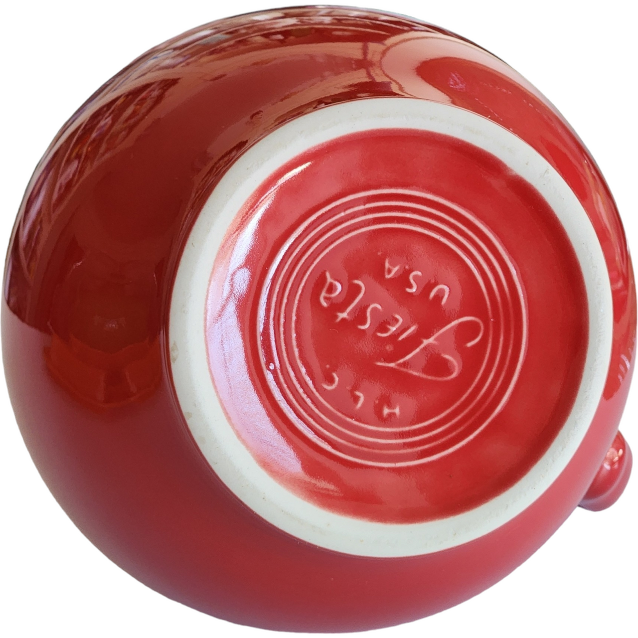 Homer Laughlin Fiesta Scarlet Red Open Carafe
