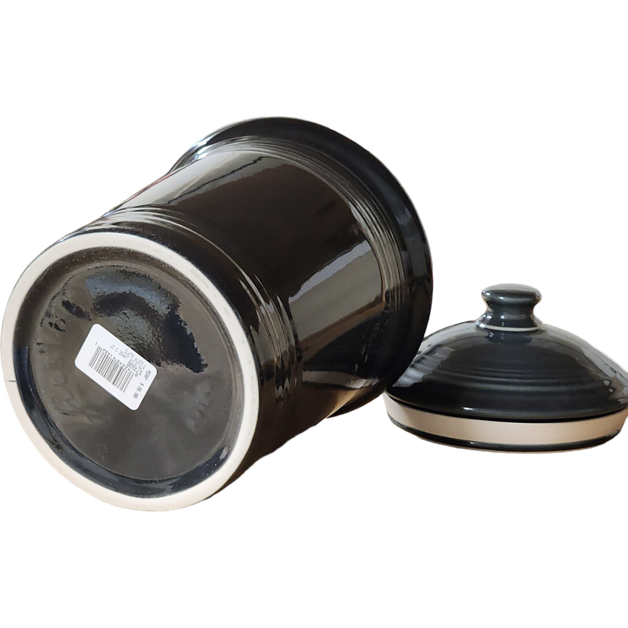 Homer Laughlin Fiesta Slate Large Canister & Lid