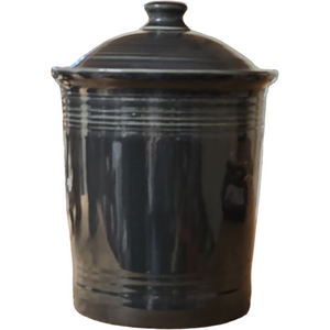 Homer Laughlin Fiesta Slate Large Canister & Lid