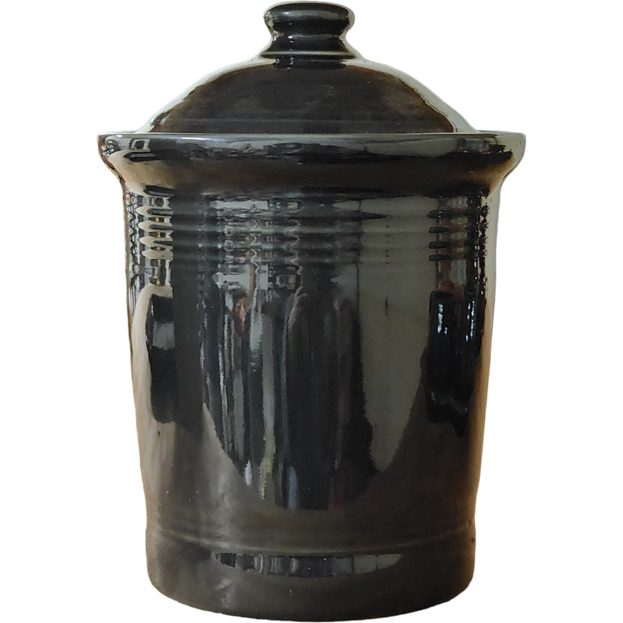 Homer Laughlin Fiesta Slate Small Canister & Lid