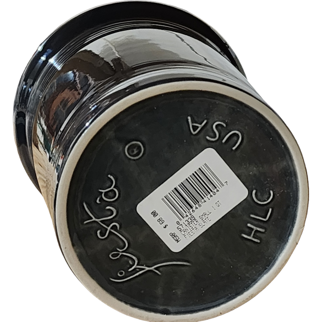 Homer Laughlin Fiesta Slate Small Canister & Lid