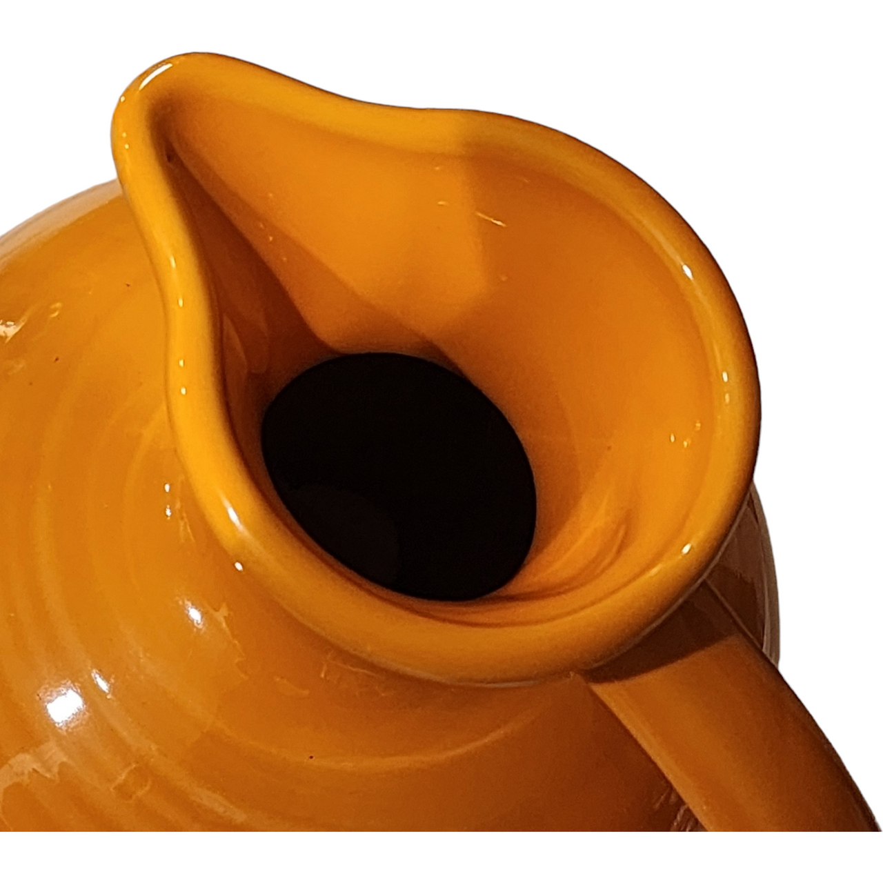 Homer Laughlin Fiesta Tangerine Orange Open Carafe