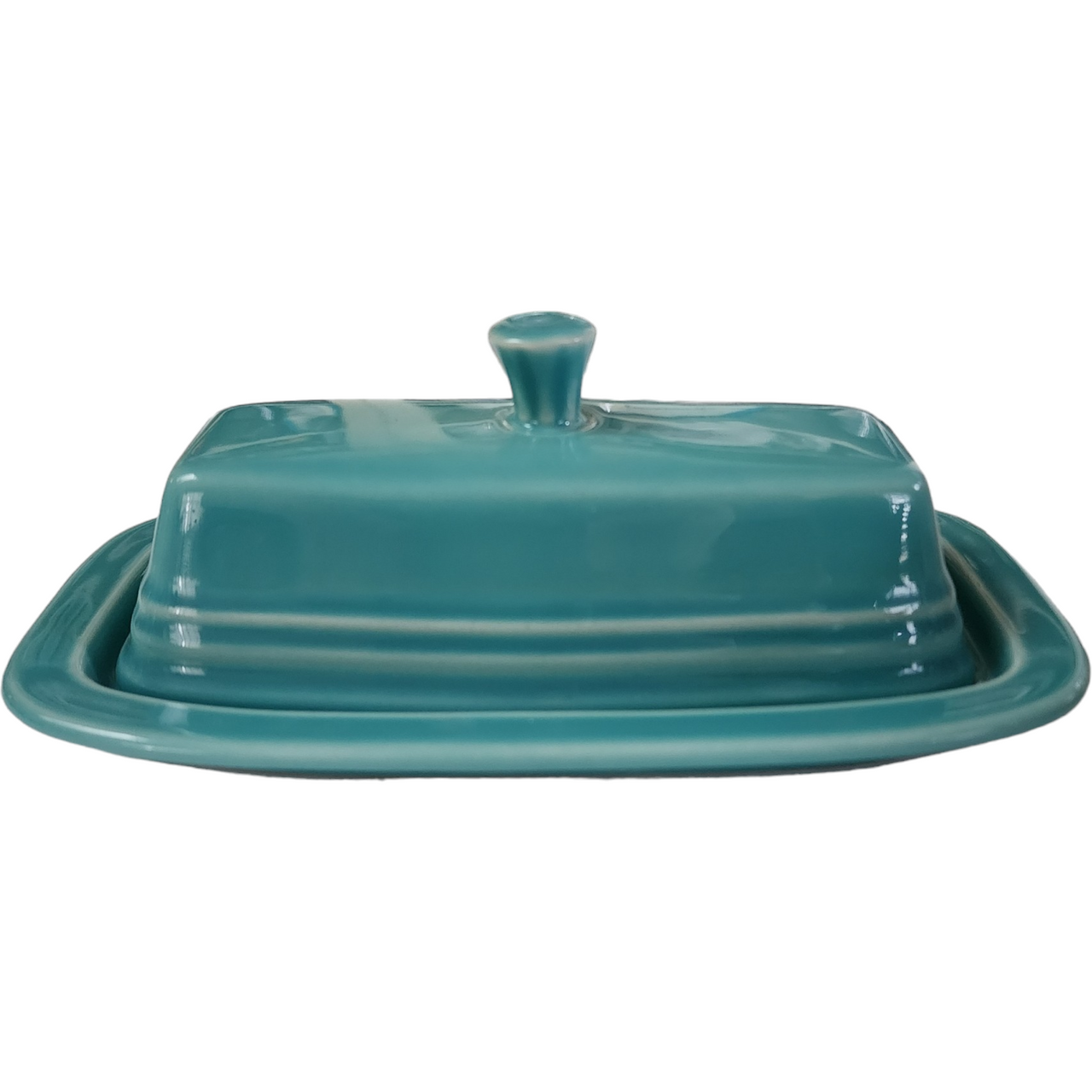 Homer Laughlin Fiesta® Turquoise 1/4 Lb Covered Butter