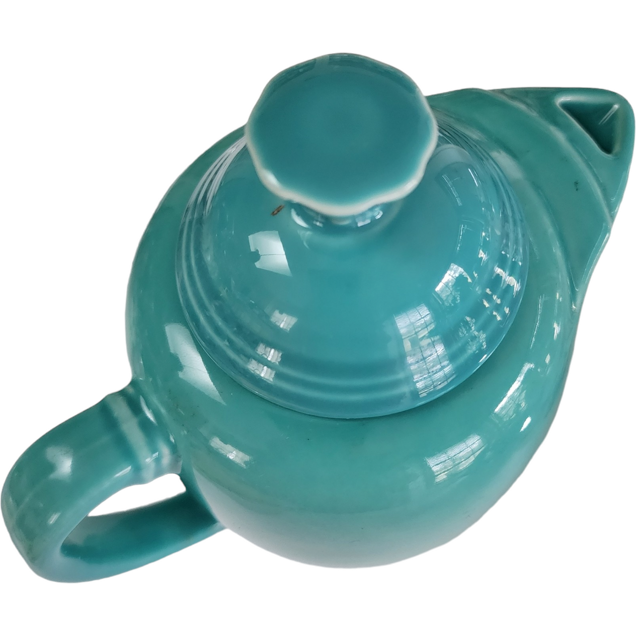 Homer Laughlin Fiesta® Turquoise Covered Coffee Server