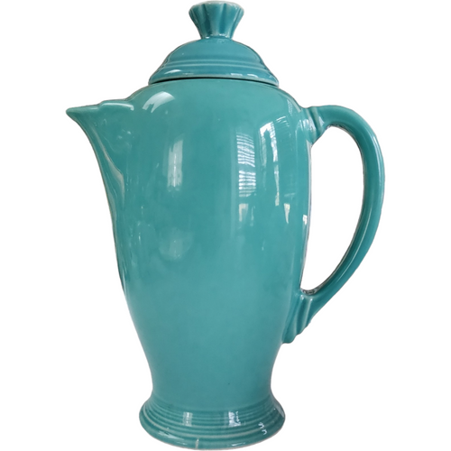 Homer Laughlin Fiesta® Turquoise Covered Coffee Server