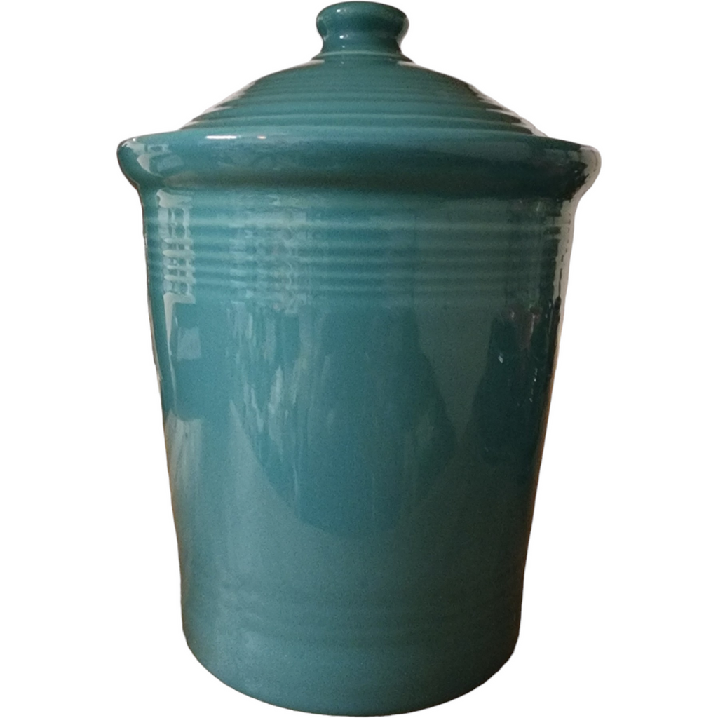Homer Laughlin Fiesta Turquoise Medium Canister & Lid