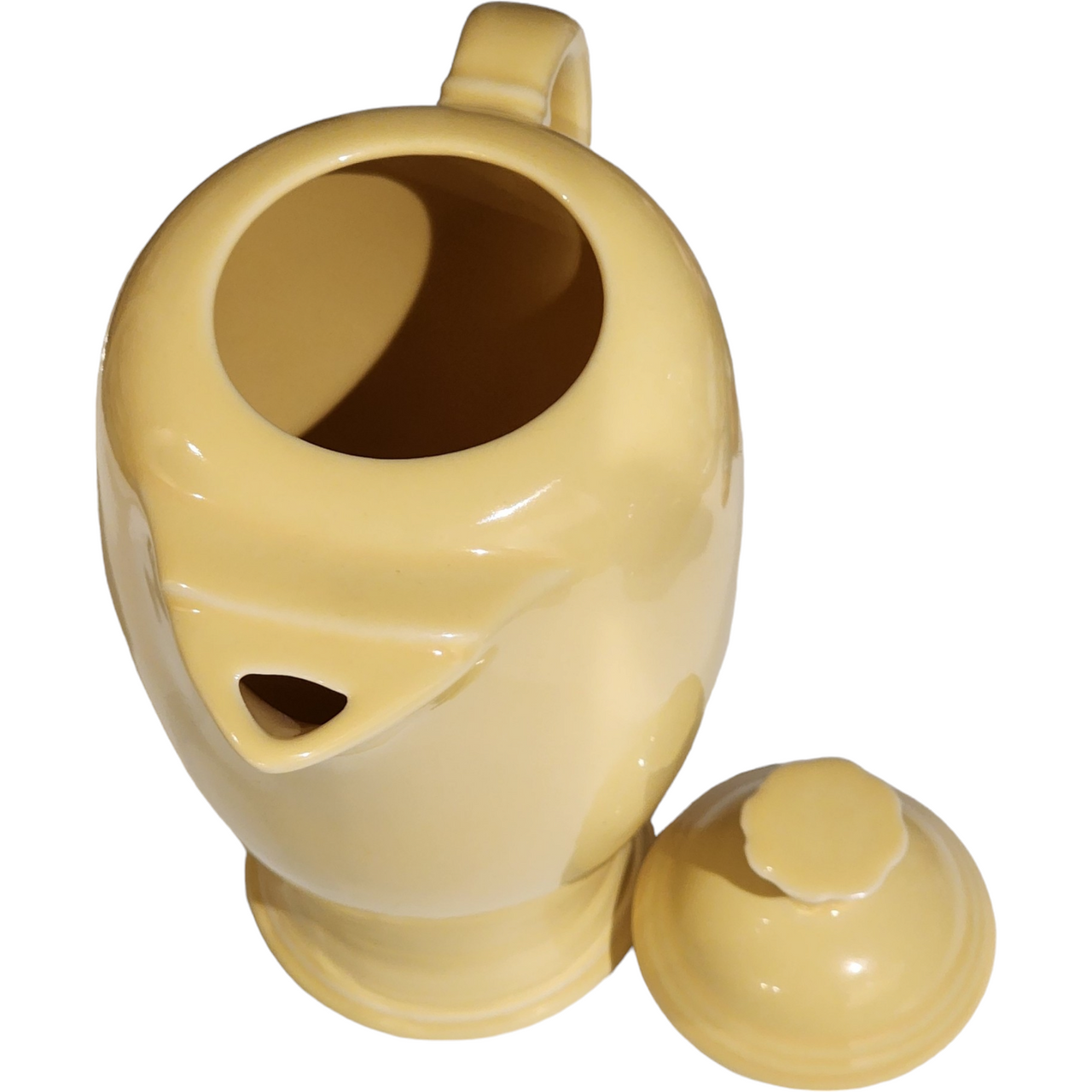 Homer Laughlin Fiesta® Yellow Covered Coffee Server