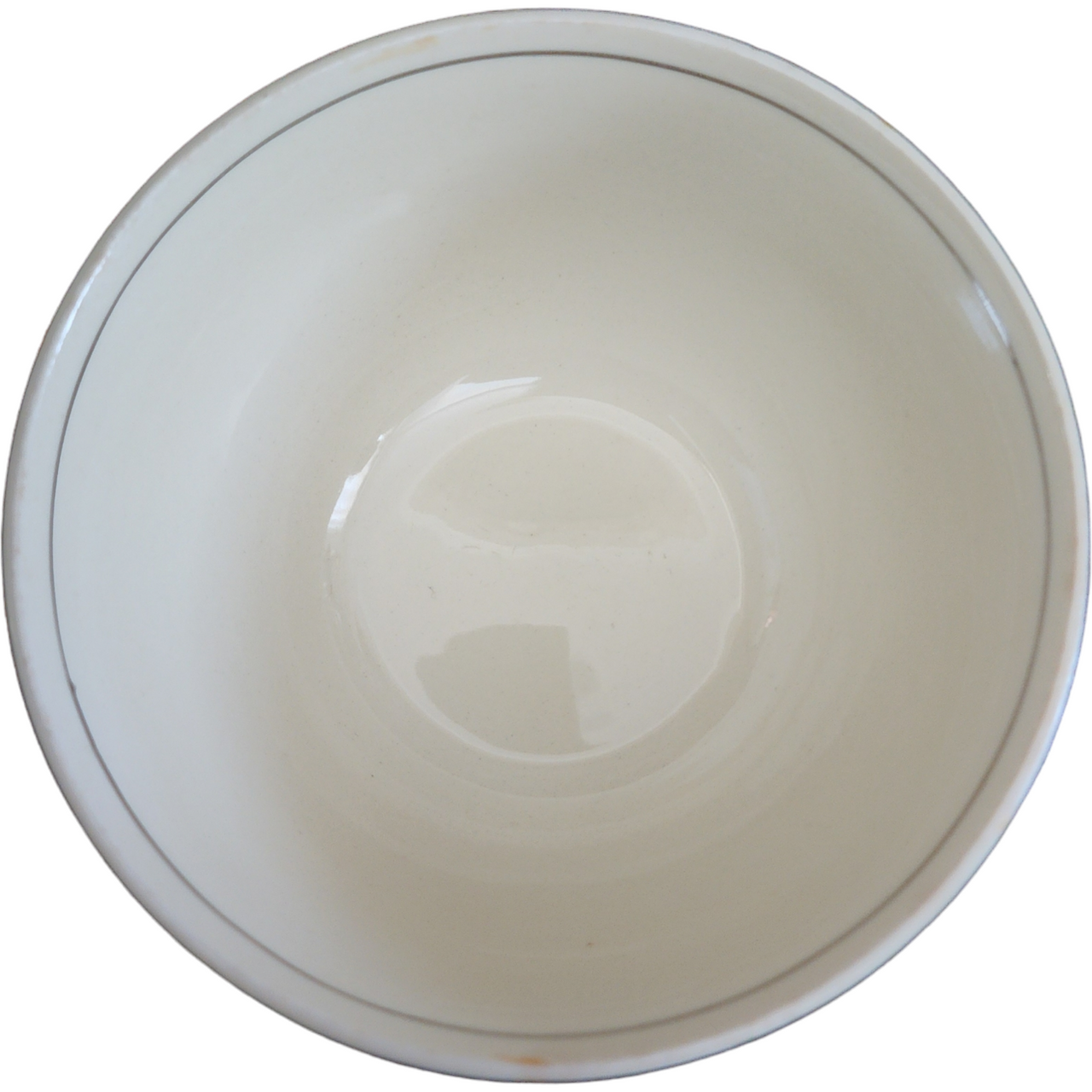 Homer Laughlin Virginia Rose Platinum Trim Cranberry Bowl