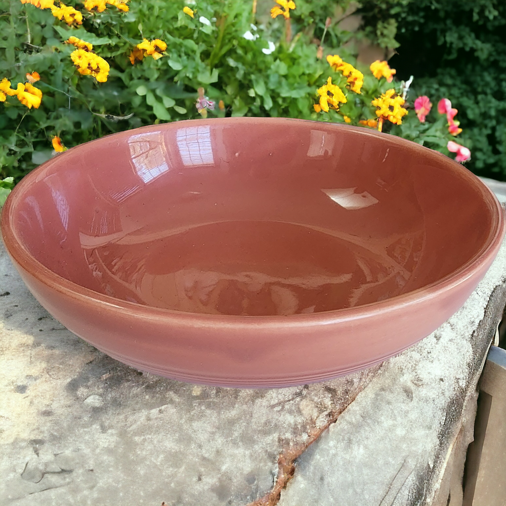 7" Homer Laughlin Kitchen Kraft Fiesta Harlequin Rose Individual Salad Bowl