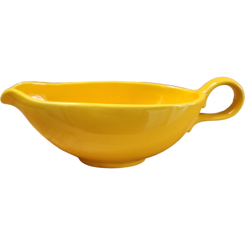 Homer Laughlin Rhythm Yellow Open Sauce Boat