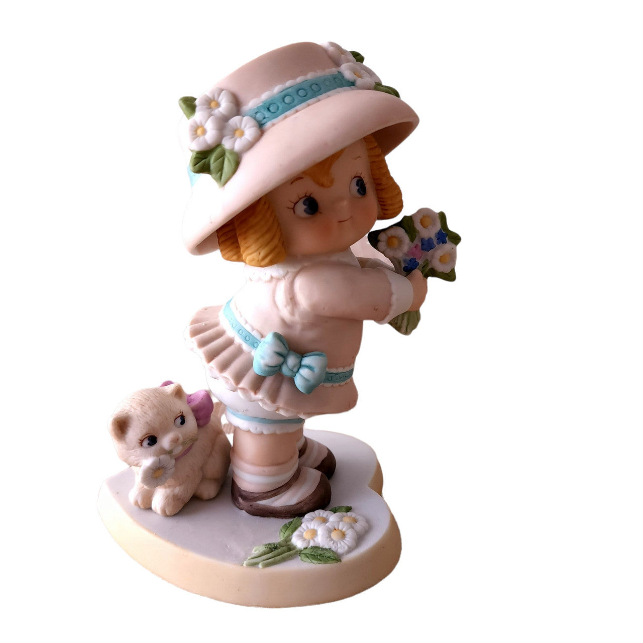 House of Global Art 1987 Dolly Dingle Series "Love You Mom" Porcelain Figurine