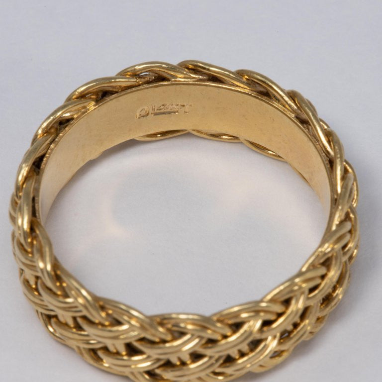 Vintage 14 Karat Yellow Gold Wedding Band Ring
