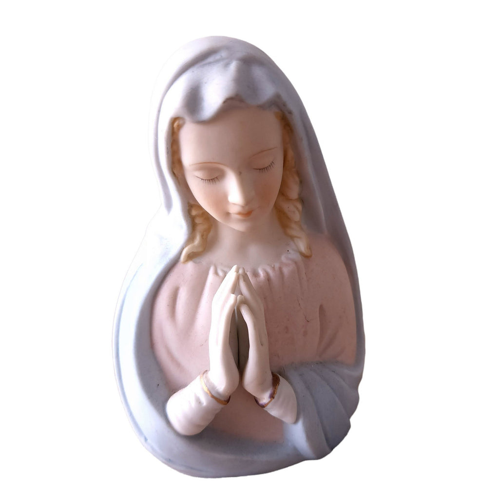 6" INARCO Madonna Praying Head Vase Japan