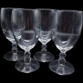 Imperial Glass Candlewick Footed Tumbler Set of 4