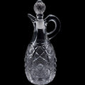 Imperial Glass Daisy and Button Clear Glass Cruet & Stopper