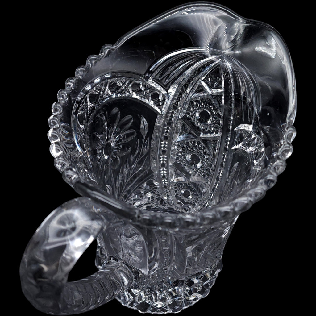 Imperial Glass Ohio Mayflower Clear Pressed Glass Pitcher 48 oz