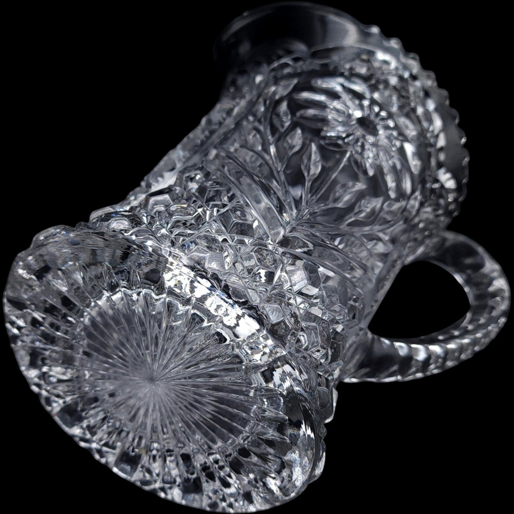 Imperial Glass Ohio Mayflower Clear Pressed Glass Pitcher 48 oz