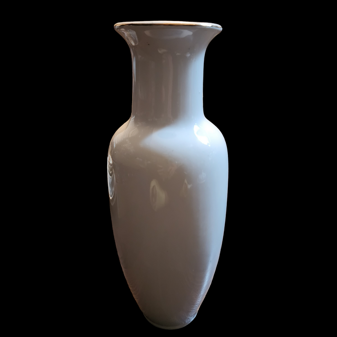 Imperial Bone China 22 KT Gold Floral Vase Japan