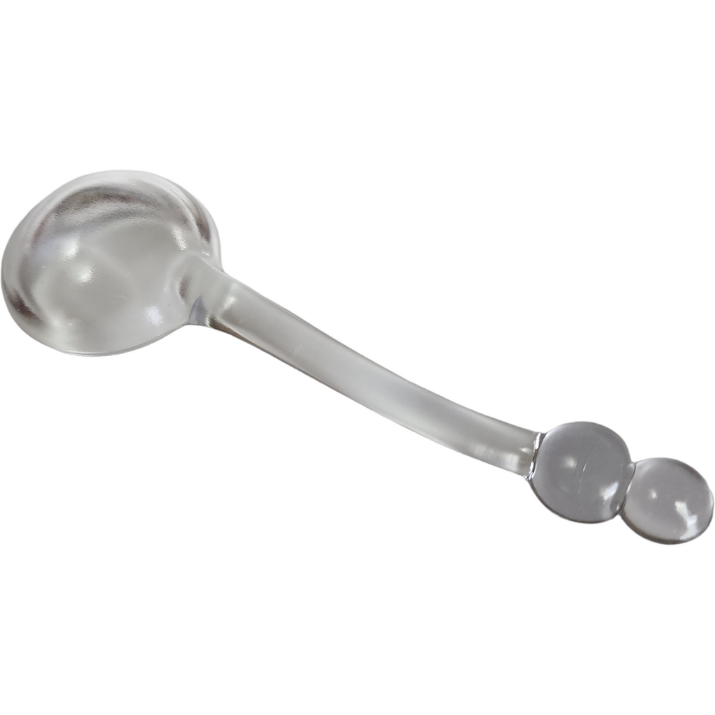 Imperial Glass-Ohio Candlewick Clear 2 Bead Marmarlade/Mayo Ladle