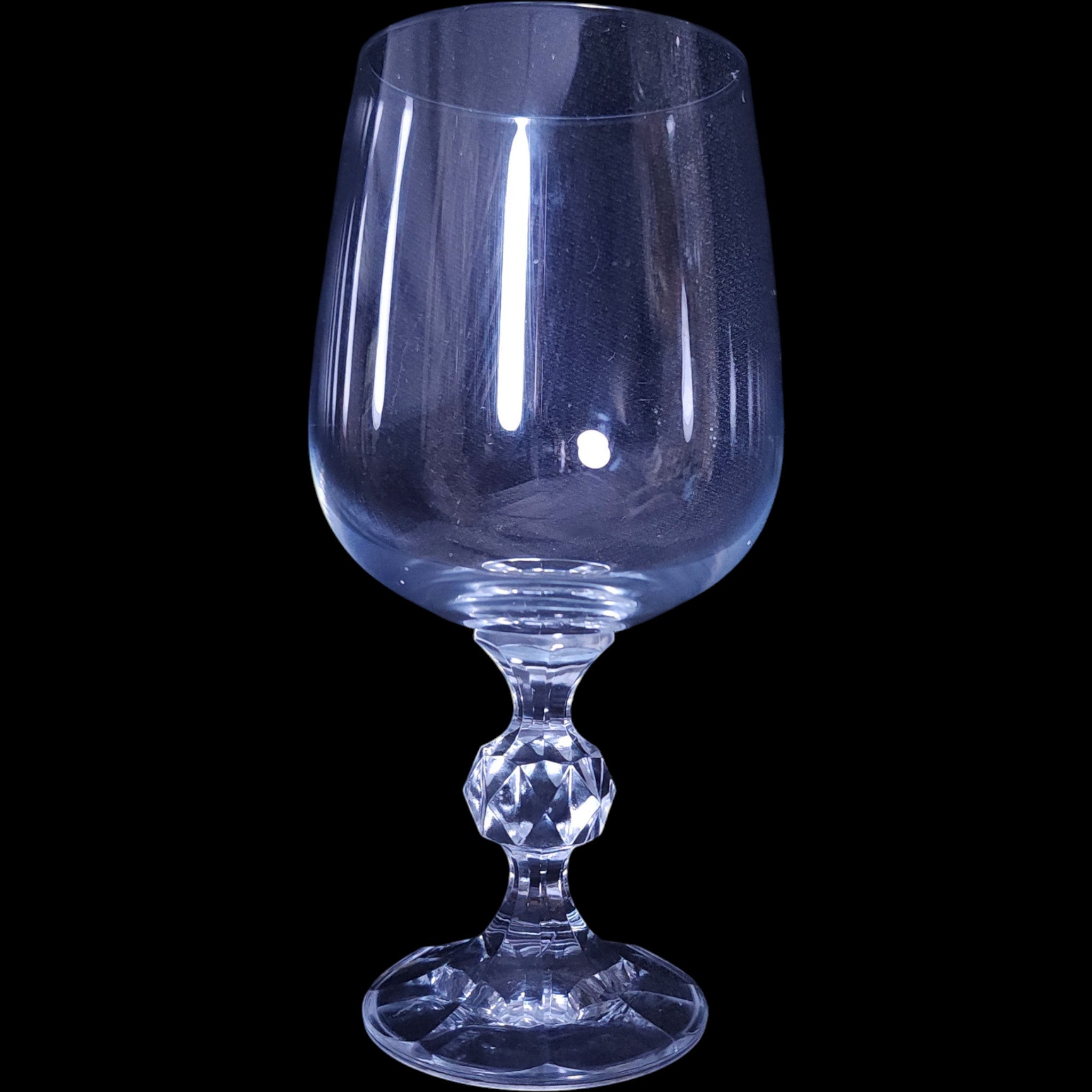 Import Associates Claudia Pattern Crystal Water Goblet