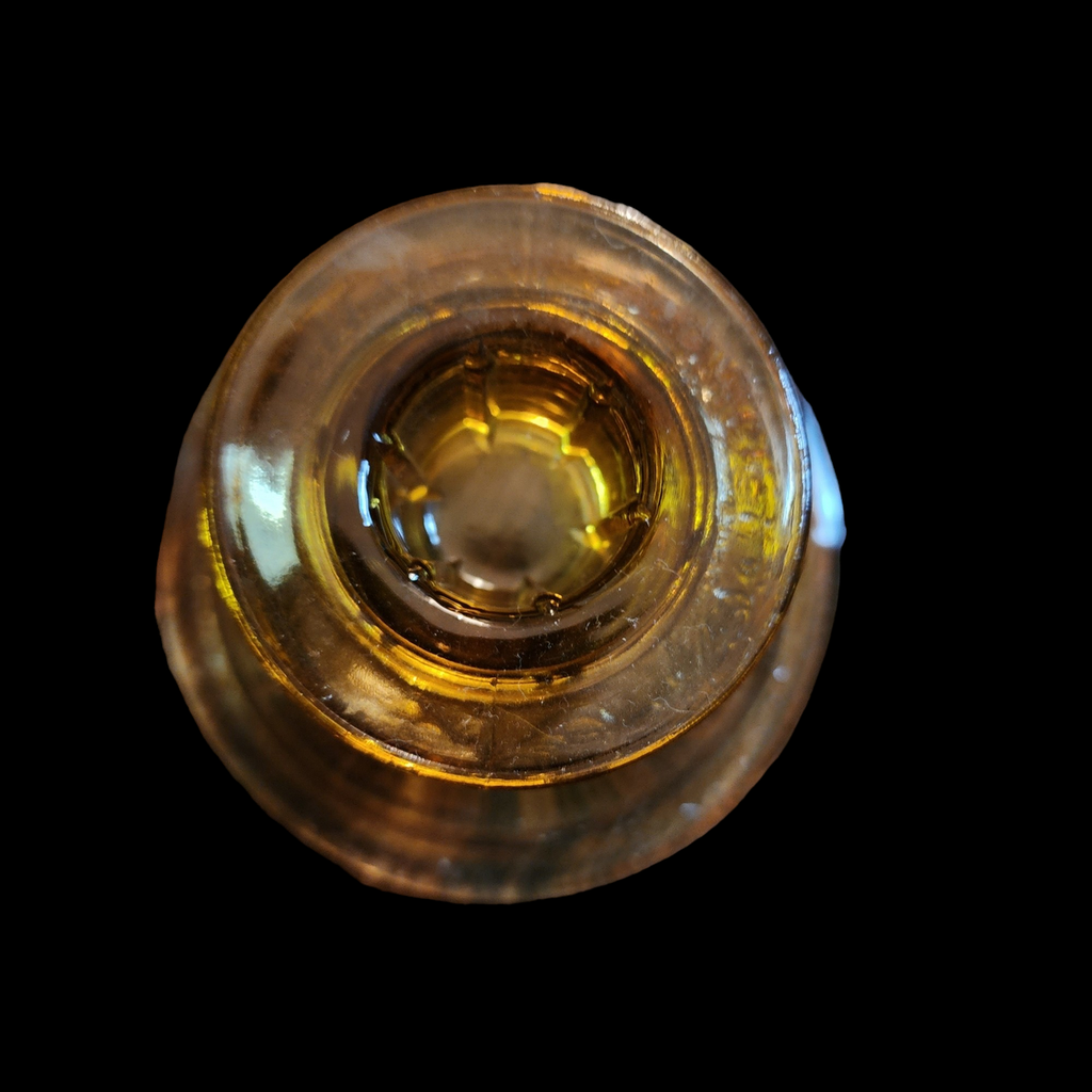 Indiana Glass Recollection Amber Single Light Candlestick