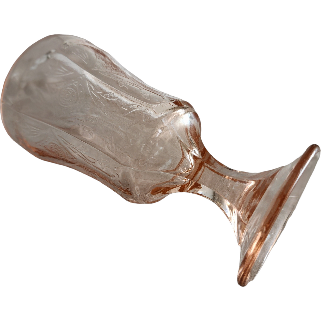 Indiana Glass Recollection Pink Water Goblet