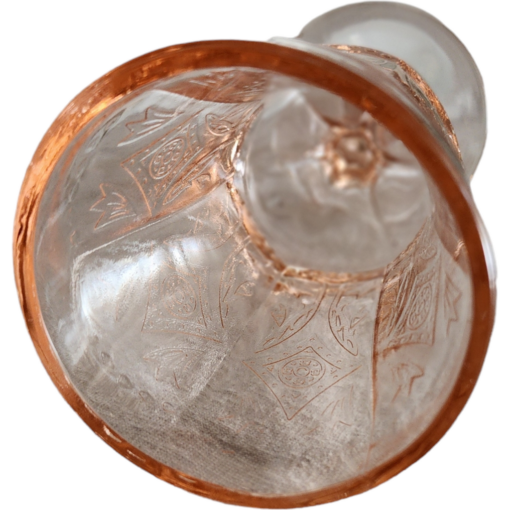 Indiana Glass Recollection Pink Water Goblet