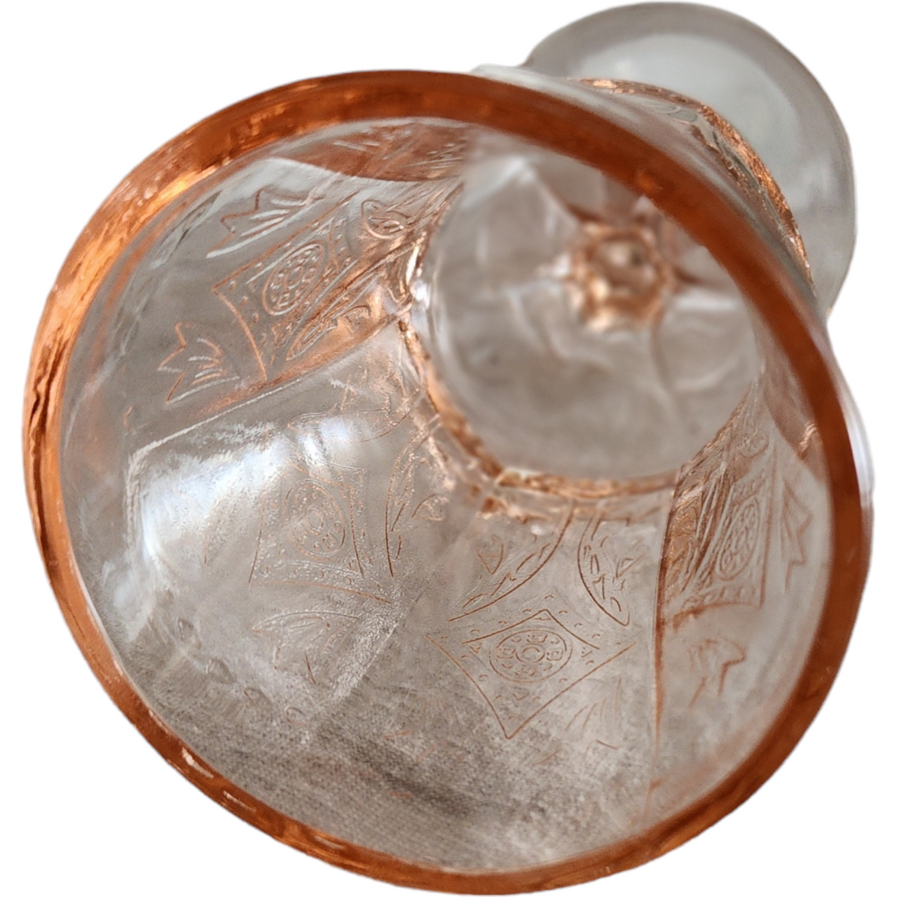 Indiana Glass Recollection Pink Water Goblet