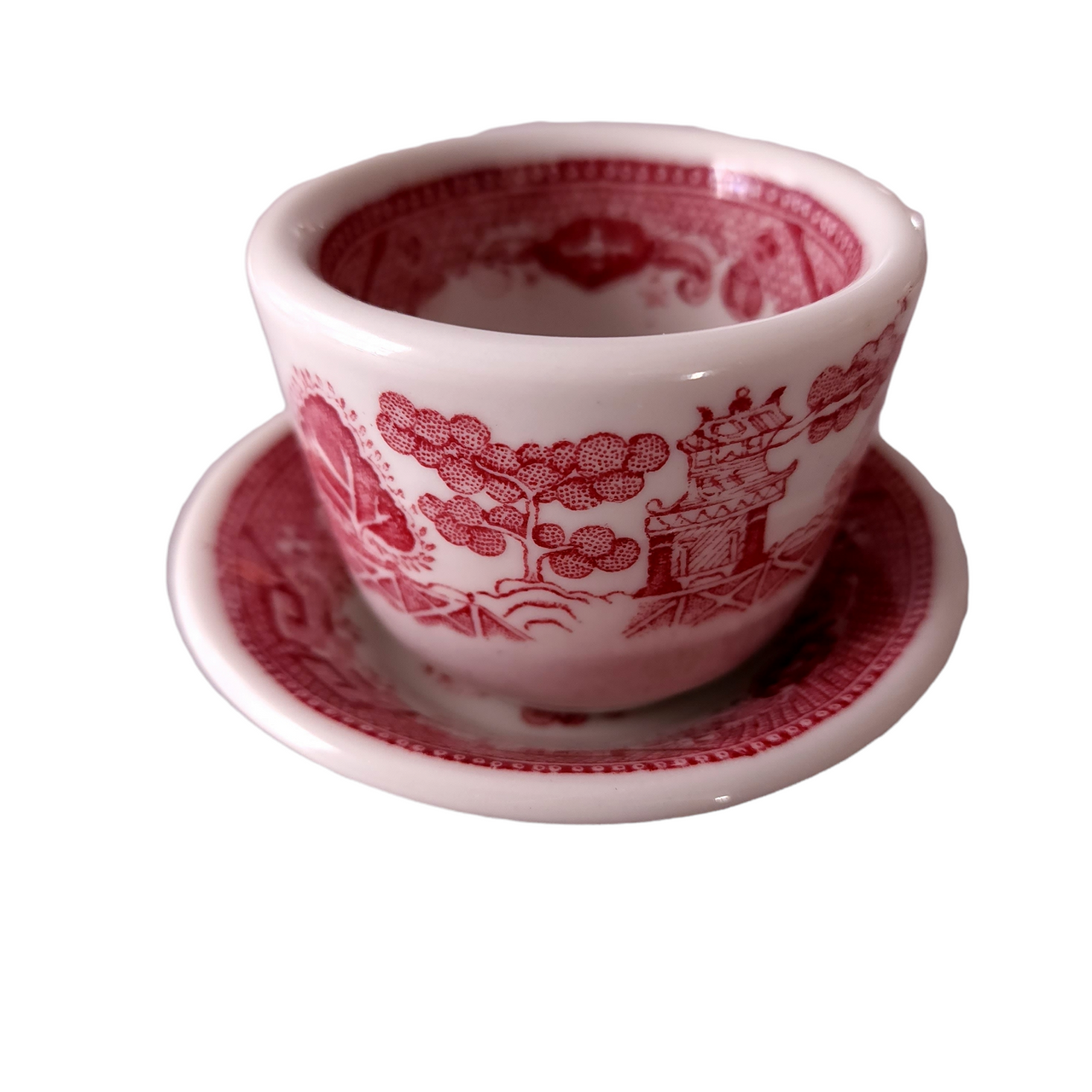 Jackson China’s  Soda Fountain Specials Custard Cup and Liner in Pink