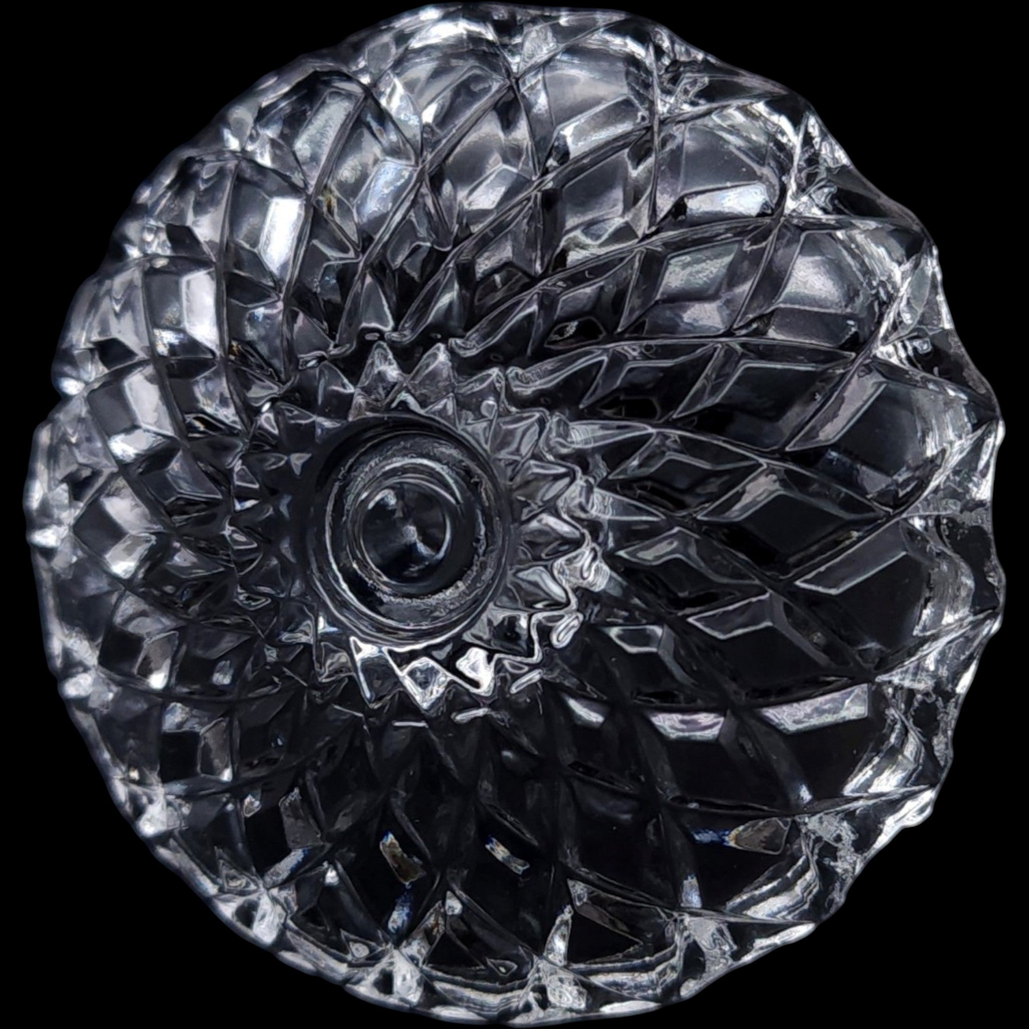 Jenna Clifford Cut Crystal Ring Holder Dish