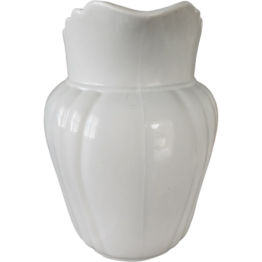 Johnson Bros England Ironstone  All White Pitcher