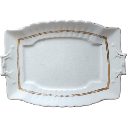 Johnson Bros Rectangle White Ironstone Platter