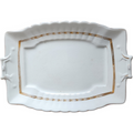 Johnson Bros Rectangle White Ironstone Platter