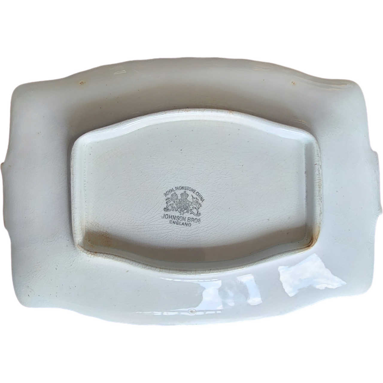 Johnson Bros Rectangle White Ironstone Platter