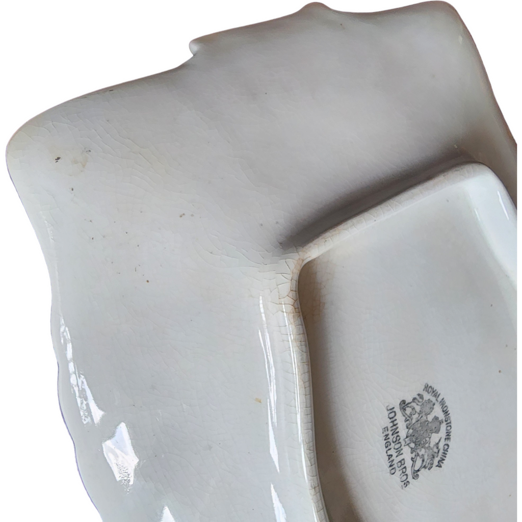 Johnson Bros Rectangle White Ironstone Platter
