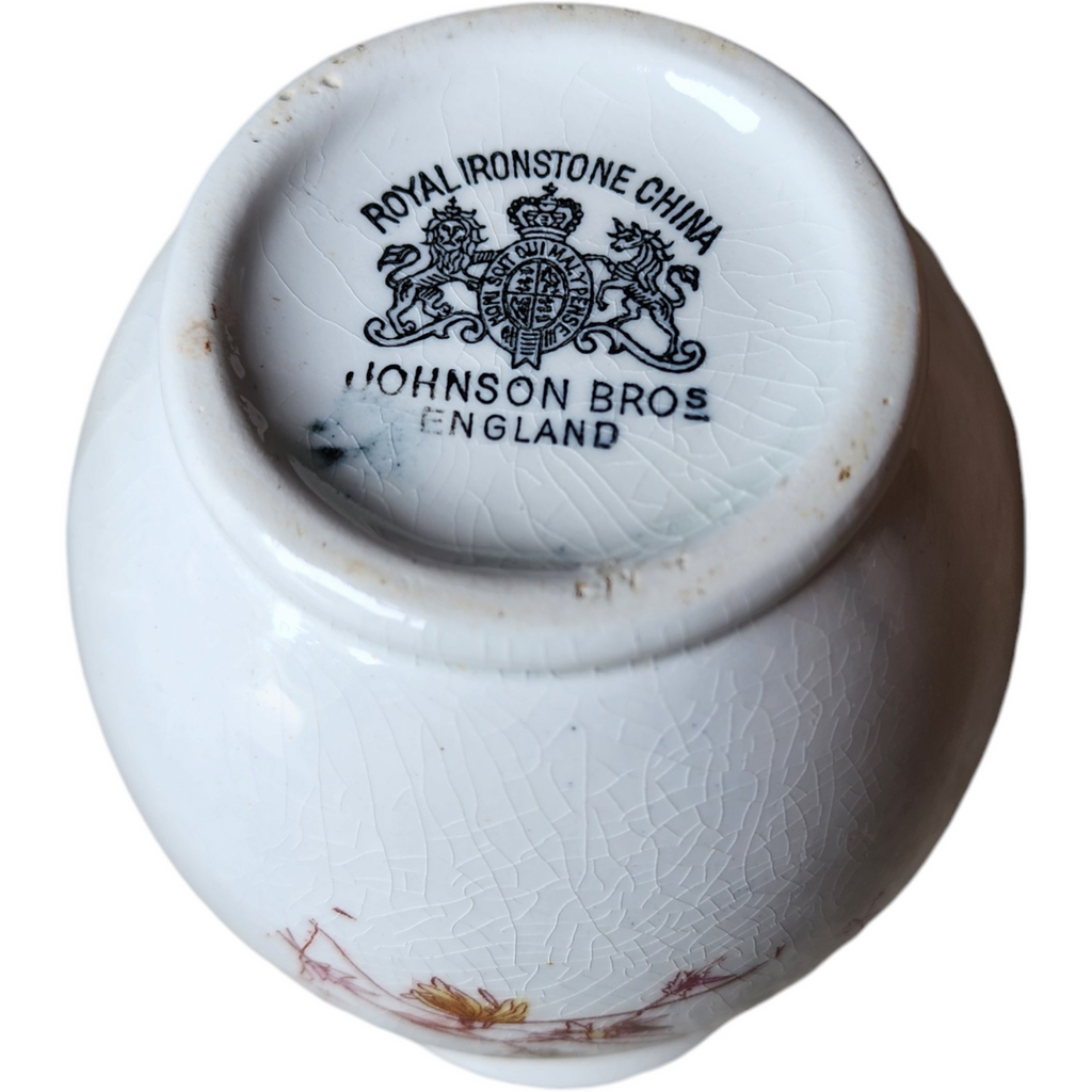 Johnson Bro's Royal Ironstone Brush Toothbrush Vase England