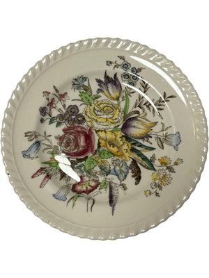Johnson Brothers Garden Bouquet Salad Plate Ironstone Floral England