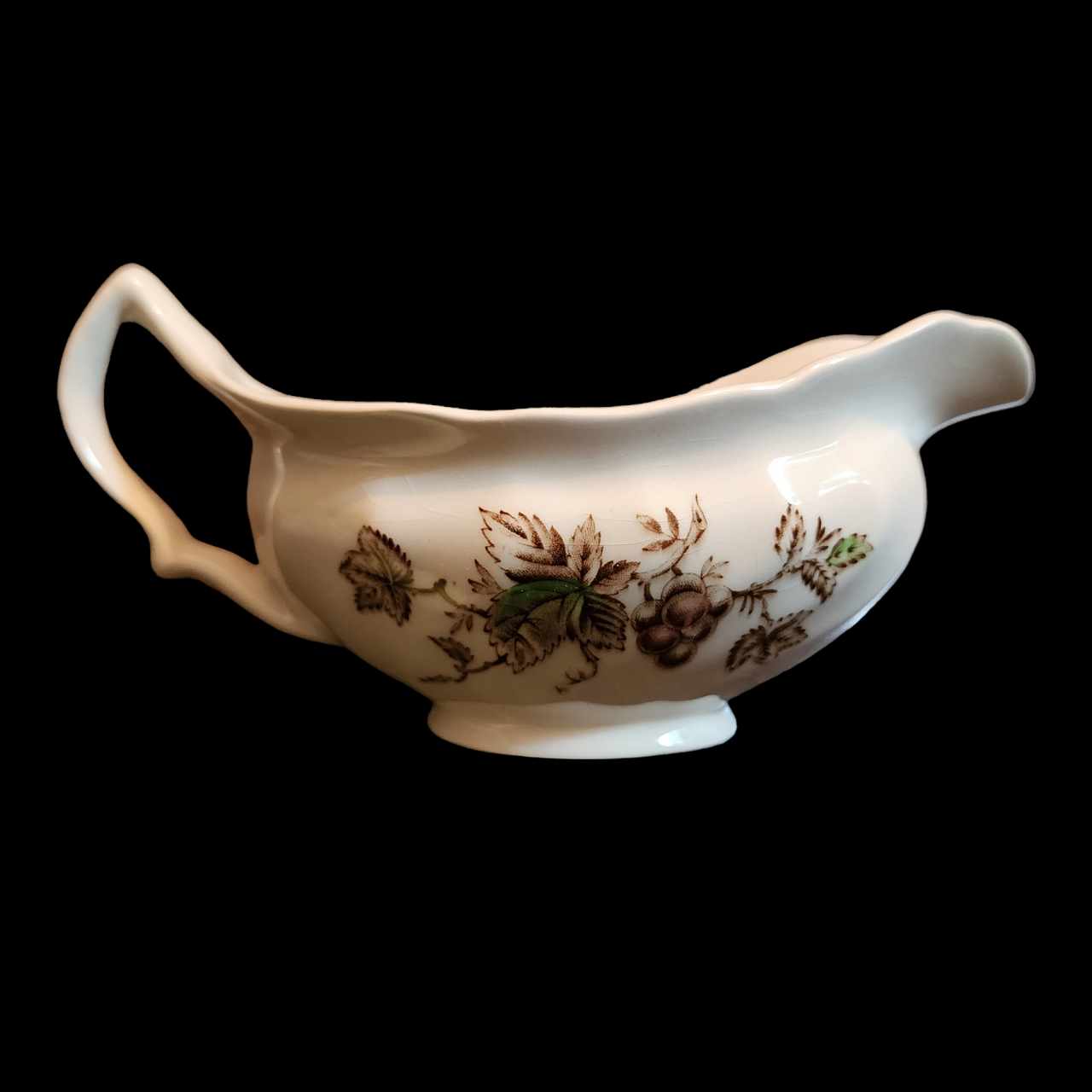 Johnson Brothers Harvest Time Brown Multicolor Gravy Boat