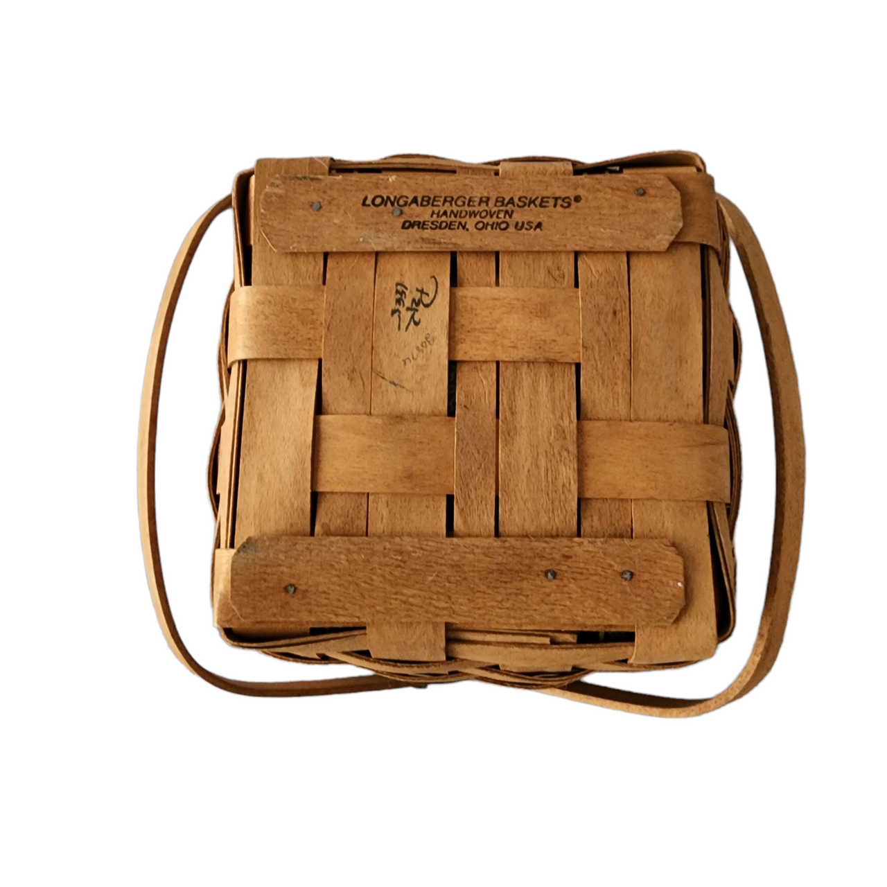 LONGABERGER Green Cranberry Basket with Liner and Protector