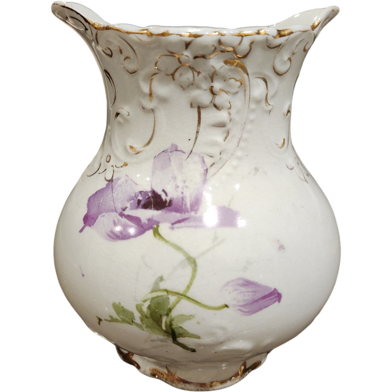 La Belle China Wheeling Pottery Ironstone Brush Toothbrush Vase