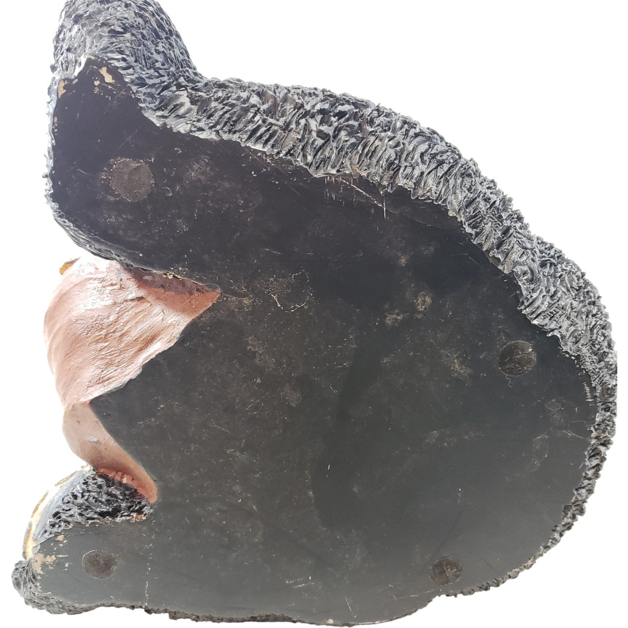 Large Black Bear Resin Figurine with Honey Pot – Rustic Lodge Cabin Decor, Woodland Animal Sculpture