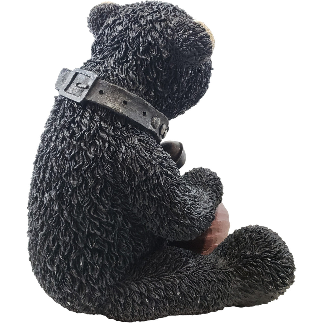 Large Black Bear Resin Figurine with Honey Pot – Rustic Lodge Cabin Decor, Woodland Animal Sculpture