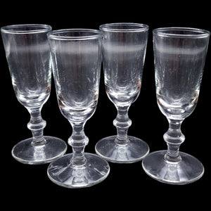 Libbey Georgian Cordial Pressed Glasses Set of 4