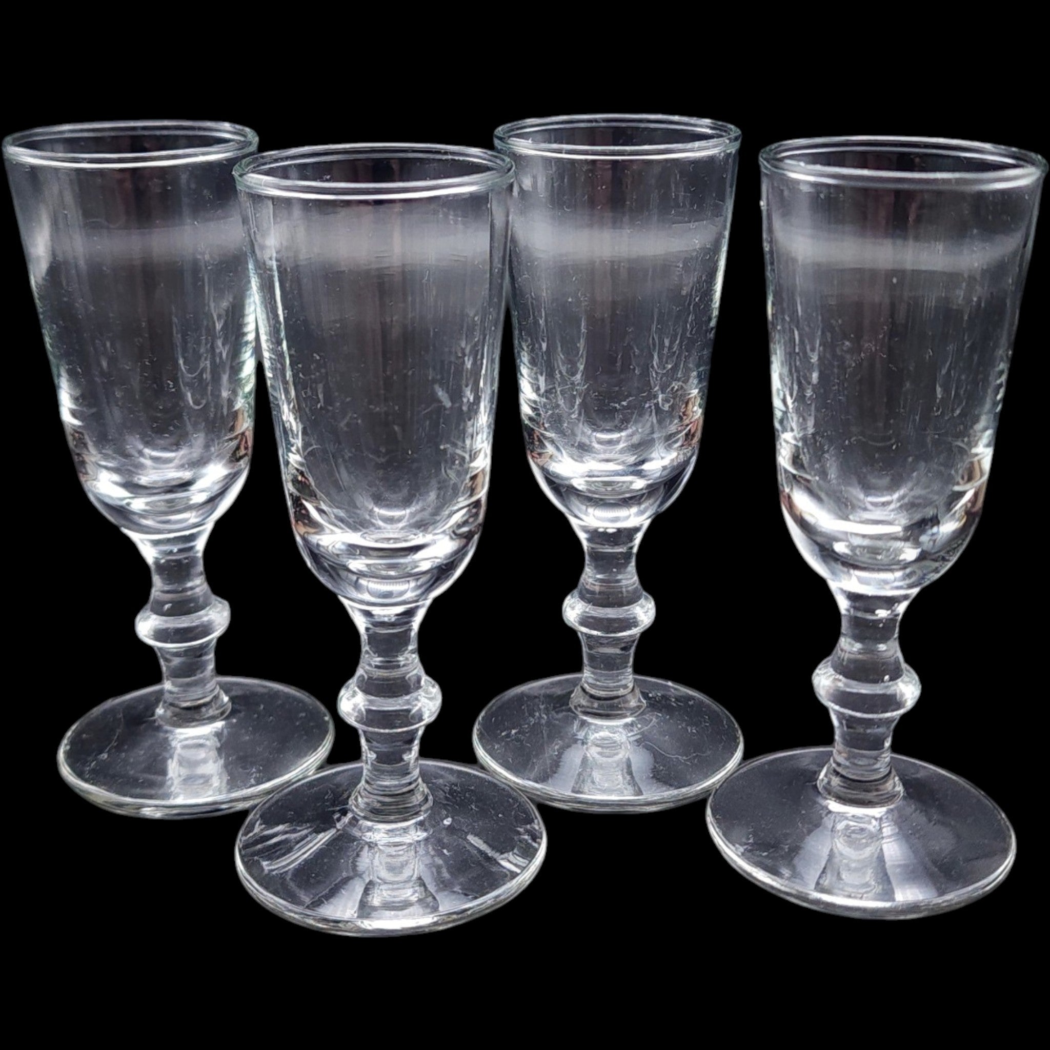 Libbey Georgian Cordial Pressed Glasses Set of 4