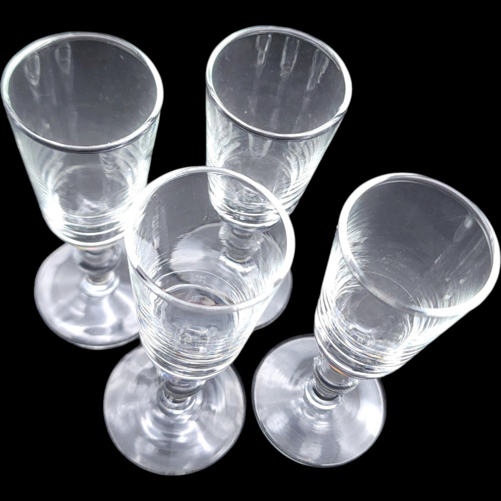 Libbey Georgian Cordial Pressed Glasses Set of 4