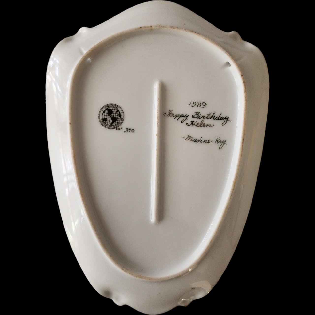 Limoges Hand Painted Pierrot with Gold Trim Independent Maker Maxine Ray Collectible Plate