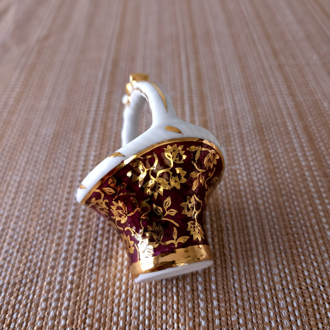 Limoges France Gout de Ville Miniature Figurines & Giftware Basket
