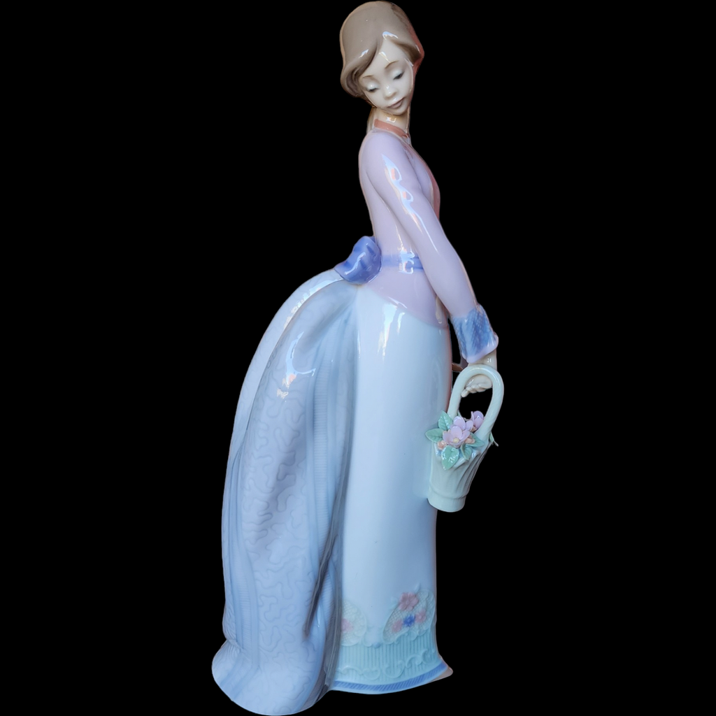 Lladro Collector Society Figurines Basket Of Love Figurine Collectible Boxed