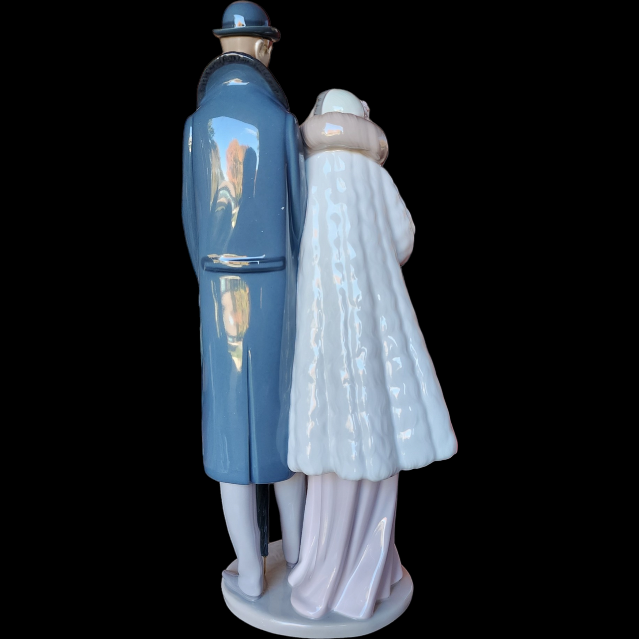 Lladro Romance Couples On The Town Figurine Collectible Boxed