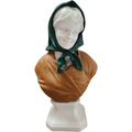 Mauger & Fils Hand Painted Bust of a Lady